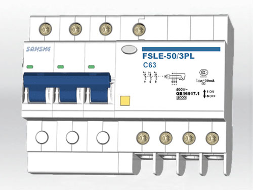 FS1LE-50/3PLN Plastic Case Leakage Circuit Breaker